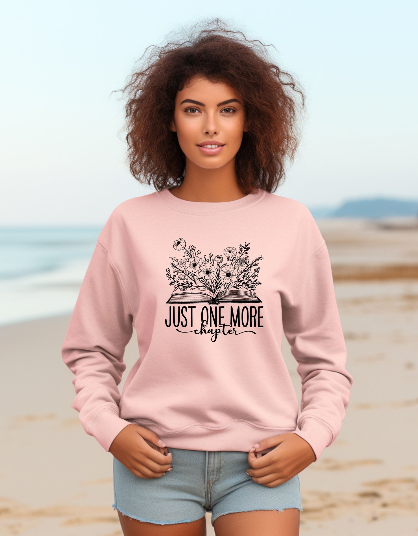 Personalised Just one more chapter sweatshirt, book lover sweatshirt, bookish, book lover gift, booktrovert’s present, gift for her, reader’s gift, birthday present, Mother’s Day gift, present for friends