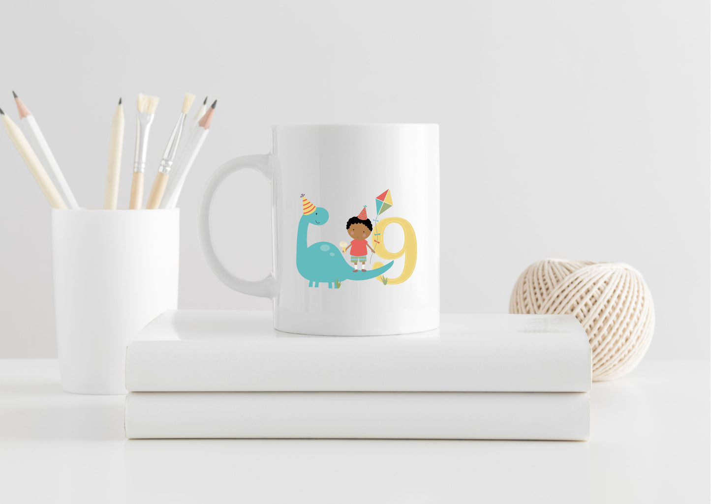 Personalised birthday mug for boys aged 3 to 10 years