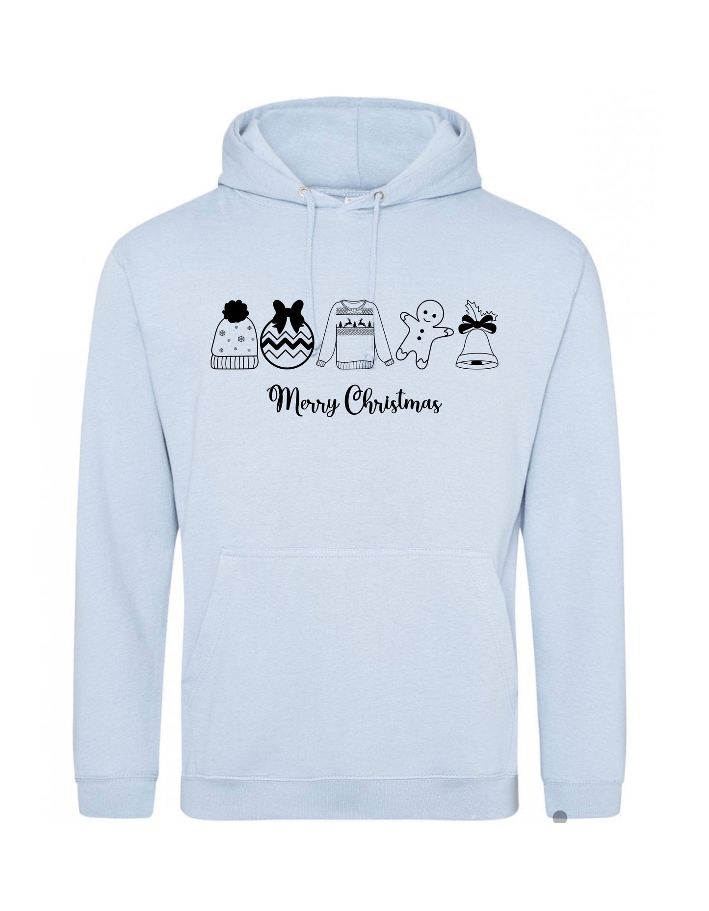 Personalised Christmas hoodie for Adults in various colours