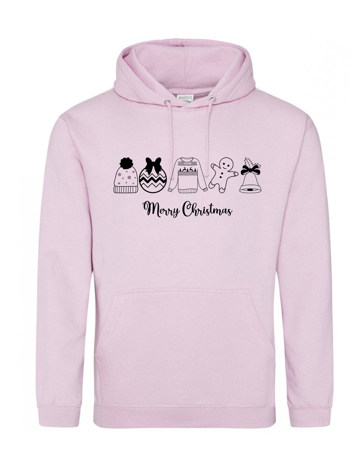 Personalised Christmas hoodie for Adults in various colours