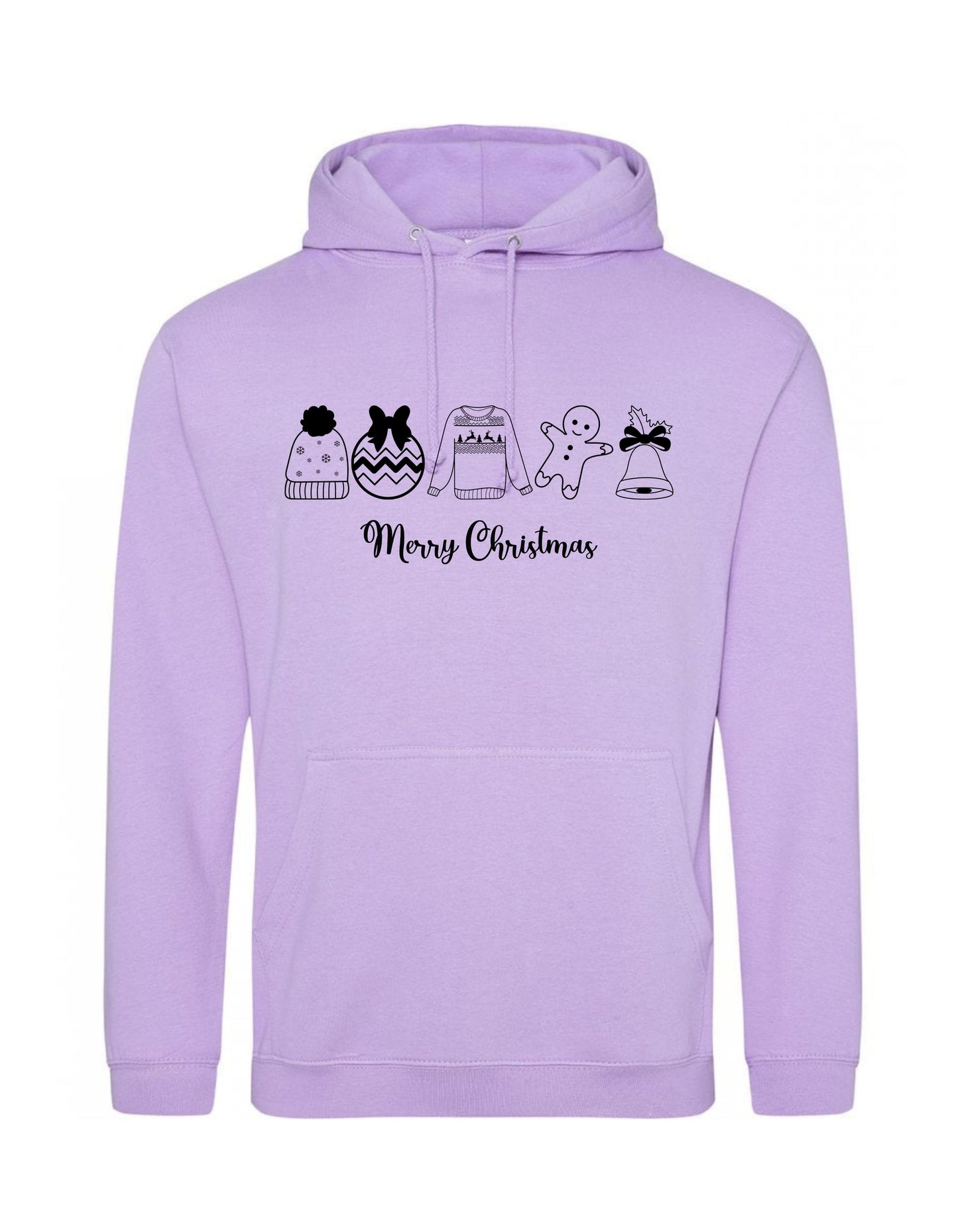 Personalised Christmas hoodie for Adults in various colours