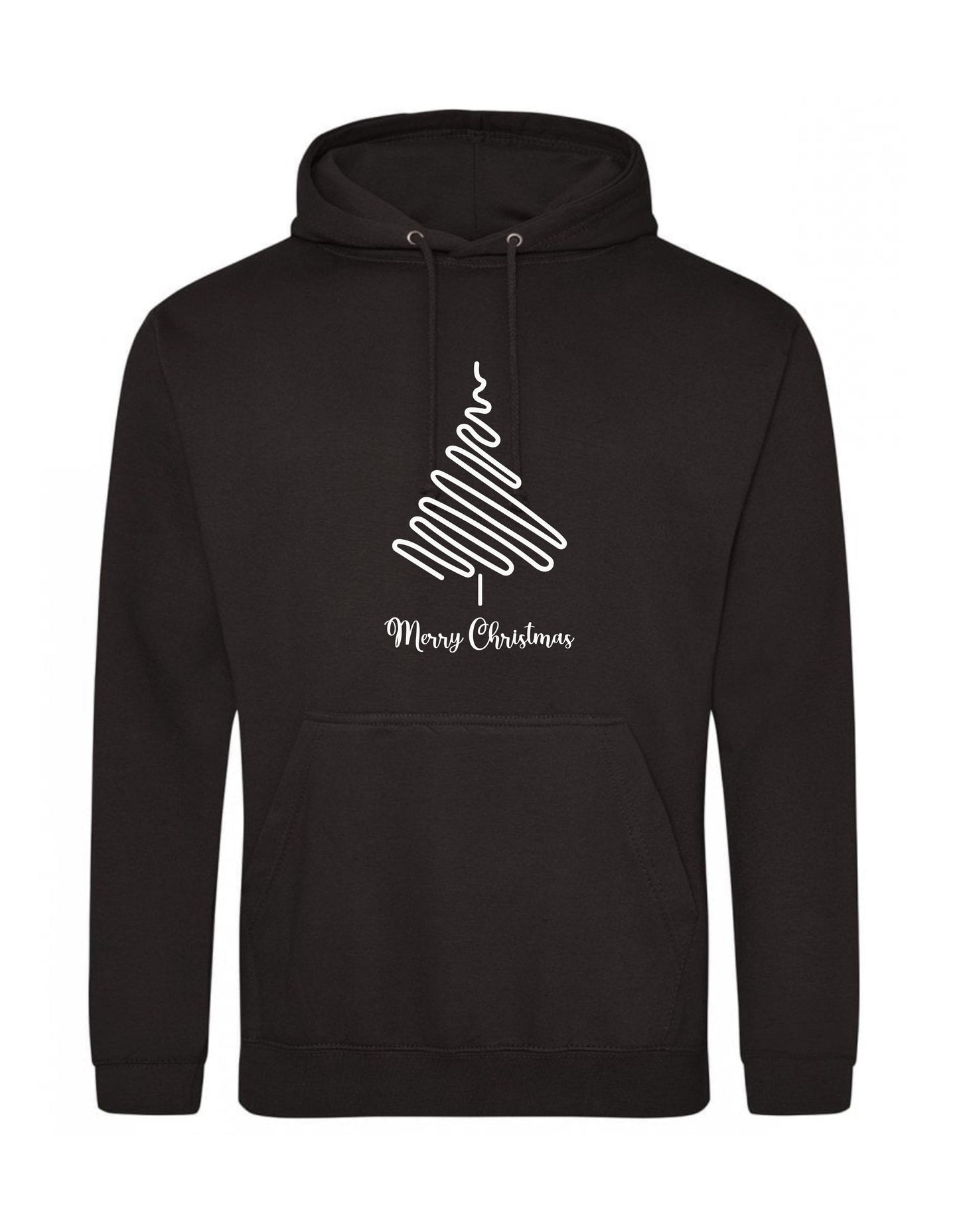 Personalised Merry Christmas Hoodies for Adults in various colours